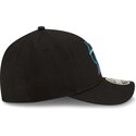 casquette-courbee-noire-snapback-9forty-m-crown-player-replica-miami-marlins-mlb-new-era