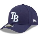 cappello-curvo-blu-marino-snapback-9forty-m-crown-player-replica-dei-tampa-bay-rays-mlb-di-new-era