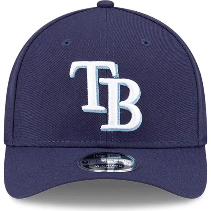 mutzen-gebogen-marineblau-snapback-9forty-m-crown-player-replica-der-tampa-bay-rays-mlb-von-new-era