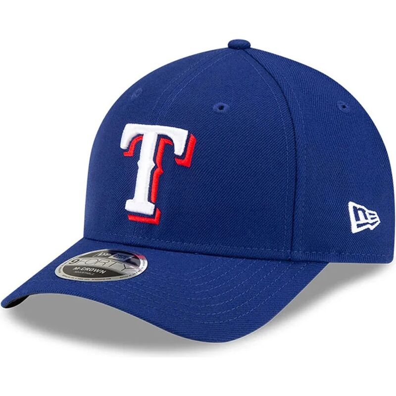 cappello-curvo-blu-snapback-9forty-m-crown-player-replica-dei-texas-rangers-mlb-di-new-era