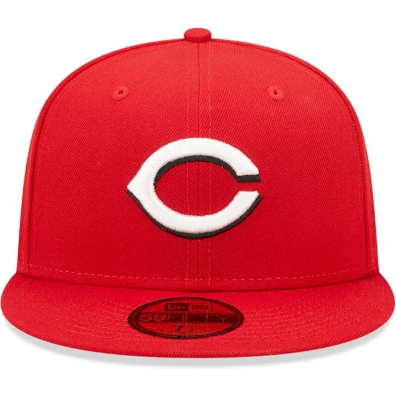 cappello-piatto-rosso-aderente-59fifty-ac-perf-dei-cincinnati-reds-mlb-di-new-era