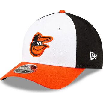 Mützen gebogen orange snapback 9FORTY M-Crown Player Replica der Baltimore Orioles MLB von New Era