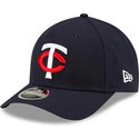 cappello-curvo-blu-marino-snapback-9forty-m-crown-player-replica-dei-minnesota-twins-mlb-di-new-era