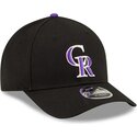 mutzen-gebogen-schwarz-snapback-9forty-m-crown-player-replica-der-colorado-rockies-mlb-von-new-era