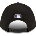 cappello-curvo-nero-snapback-9forty-m-crown-player-replica-dei-colorado-rockies-mlb-di-new-era