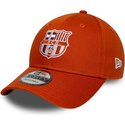 cappello-curvo-arancia-cinghia-regolabile-9forty-seasonal-dei-fc-barcelona-laliga-di-new-era