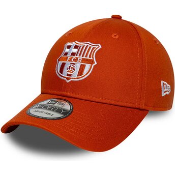 Cappello curvo arancia cinghia regolabile 9FORTY Seasonal dei FC Barcelona LALIGA di New Era