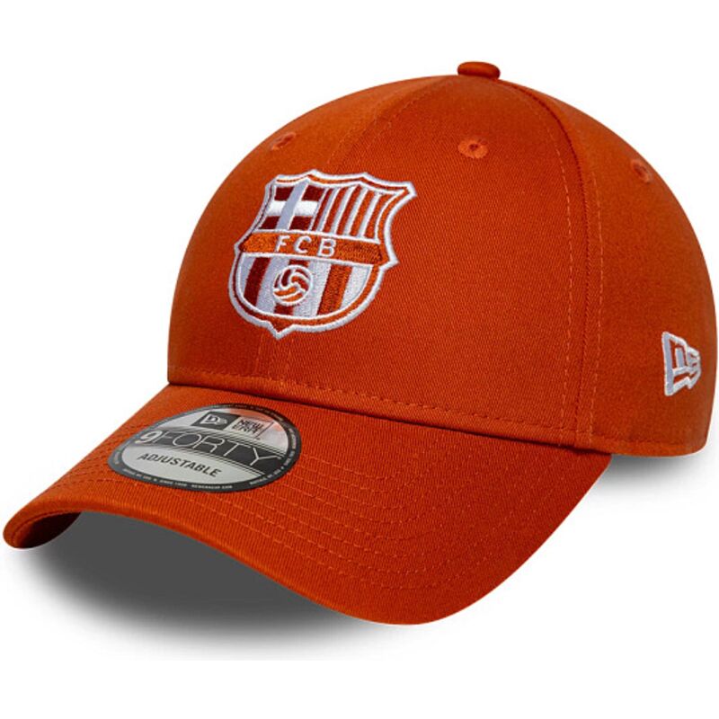 cappello-curvo-arancia-cinghia-regolabile-9forty-seasonal-dei-fc-barcelona-laliga-di-new-era