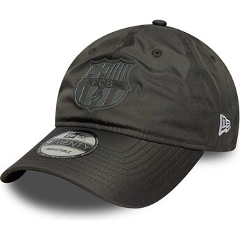 Cappello curvo grigio cinghia regolabile 9TWENTY Ripstop dei FC Barcelona LALIGA di New Era
