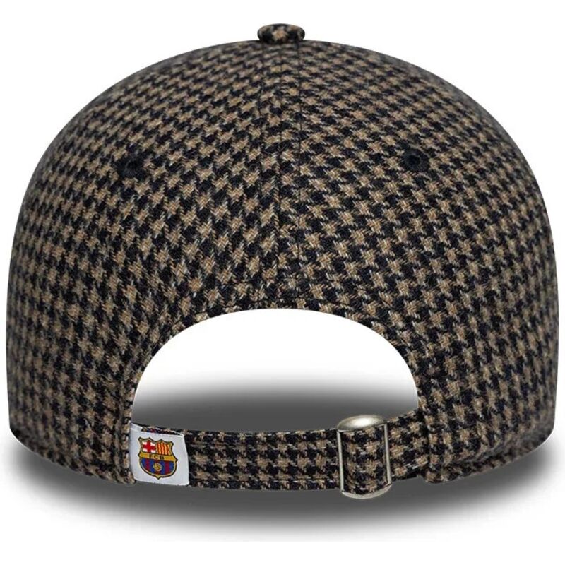 casquette-courbee-marron-ajustable-9twenty-herringbone-fc-barcelona-laliga-new-era casquette-courbee-marron-ajustable-9twenty-herringbone-fc-barcelona-laliga-new-era