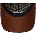 cappello-curvo-marrone-cinghia-regolabile-9twenty-herringbone-dei-fc-barcelona-laliga-di-new-era