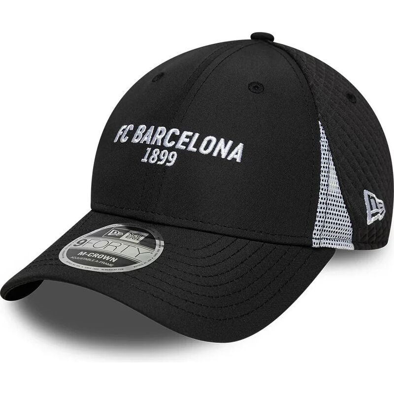 mutzen-gebogen-schwarz-snapback-9forty-m-crown-featherweight-poly-der-fc-barcelona-laliga-von-new-era