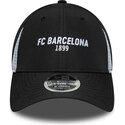 mutzen-gebogen-schwarz-snapback-9forty-m-crown-featherweight-poly-der-fc-barcelona-laliga-von-new-era