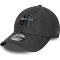 mutzen-gebogen-grau-angepasst-39thirty-faux-suede-der-fc-barcelona-laliga-von-new-era
