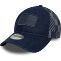 mutzen-gebogen-marineblau-verstellbares-band-9twenty-patterned-denim-der-red-bull-racing-formula-1-von-new-era