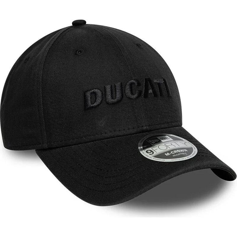 cappello-curvo-nero-snapback-9forty-m-crown-wordmark-dei-ducati-motor-motogp-di-new-era cappello-curvo-nero-snapback-9forty-m-crown-wordmark-dei-ducati-motor-motogp-di-new-era