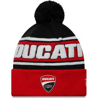 Cappello pompon rosso Sports Knit dei Ducati Motor MotoGP di New Era