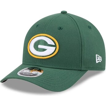 Cappello curvo verde snapback 9FORTY M-Crown Team dei Green Bay Packers NFL di New Era