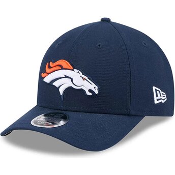 Cappello curvo blu marino snapback 9FORTY M-Crown Team dei Denver Broncos NFL di New Era