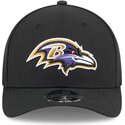 mutzen-gebogen-schwarz-snapback-9forty-m-crown-team-der-baltimore-ravens-nfl-von-new-era