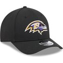 cappello-curvo-nero-snapback-9forty-m-crown-team-dei-baltimore-ravens-nfl-di-new-era