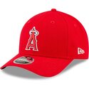 casquette-courbee-rouge-snapback-9forty-m-crown-player-replica-los-angeles-angels-mlb-new-era