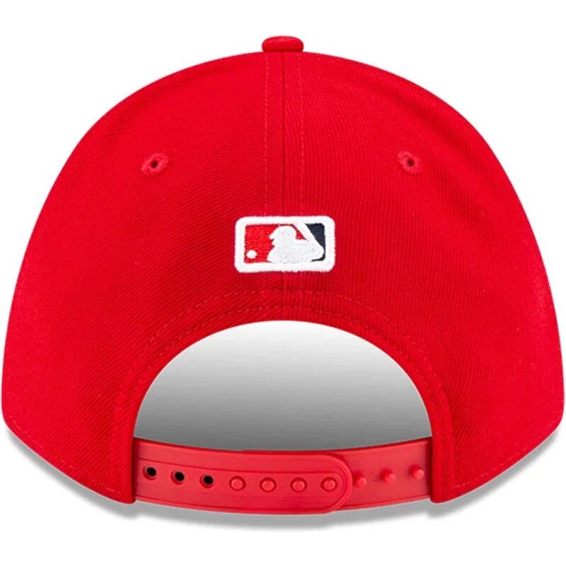casquette-courbee-rouge-snapback-9forty-m-crown-player-replica-los-angeles-angels-mlb-new-era