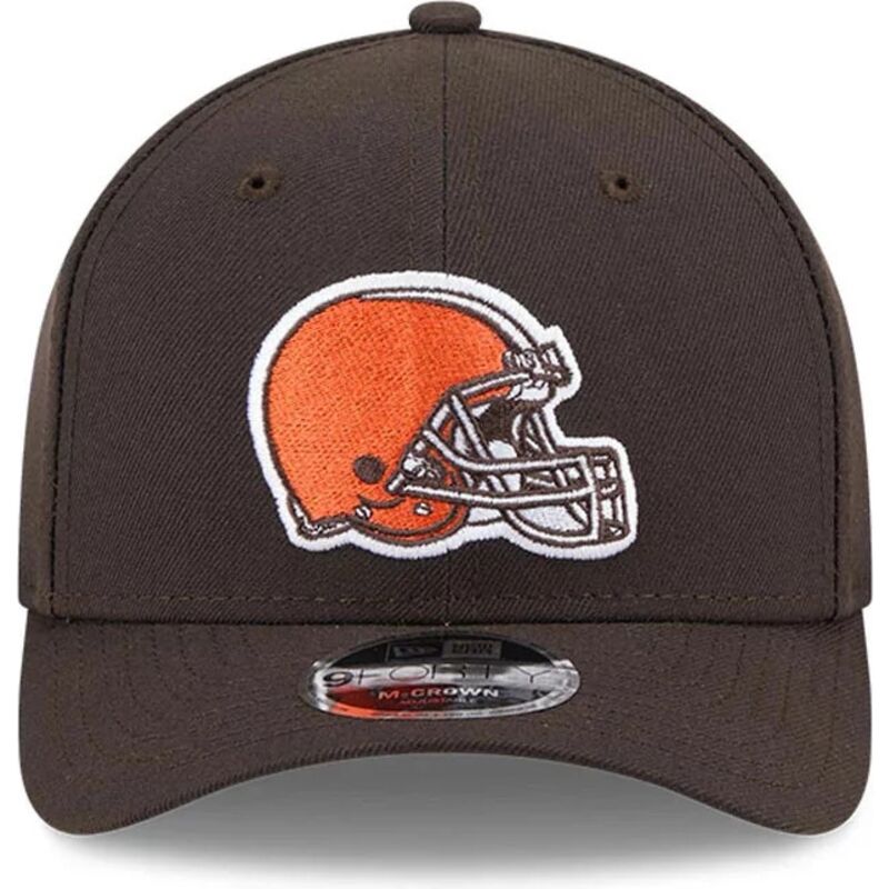 cappello-curvo-marrone-snapback-9forty-m-crown-team-dei-cleveland-browns-nfl-di-new-era