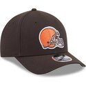 cappello-curvo-marrone-snapback-9forty-m-crown-team-dei-cleveland-browns-nfl-di-new-era