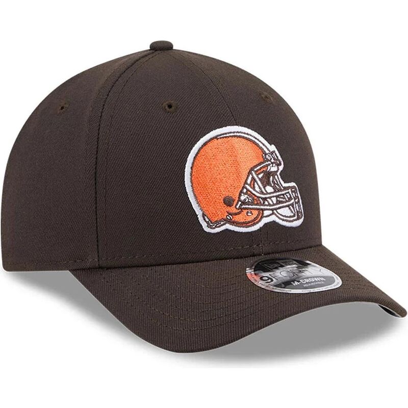 cappello-curvo-marrone-snapback-9forty-m-crown-team-dei-cleveland-browns-nfl-di-new-era