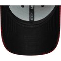 casquette-courbee-rouge-ajustable-9forty-houndstooth-ac-milan-serie-a-new-era