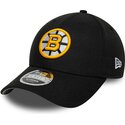 cappello-curvo-nero-snapback-9forty-m-crown-team-dei-boston-bruins-nhl-di-new-era