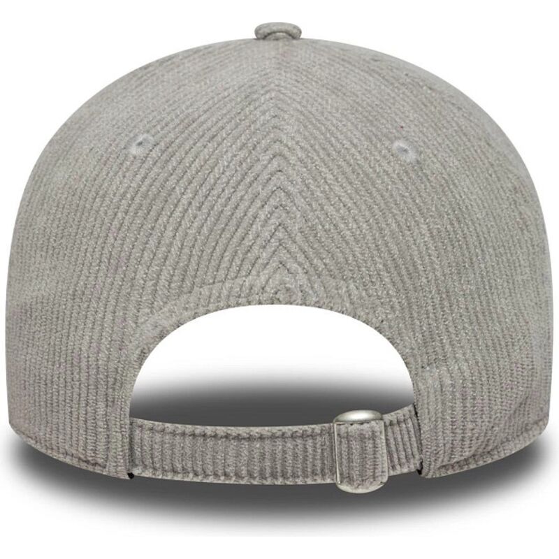 cappello-curvo-grigio-cinghia-regolabile-9twenty-fleck-cord-dei-associazione-sportiva-roma-serie-a-di-new-era