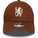 cappello-curvo-marrone-snapback-9forty-team-dei-chelsea-football-club-premier-league-di-new-era