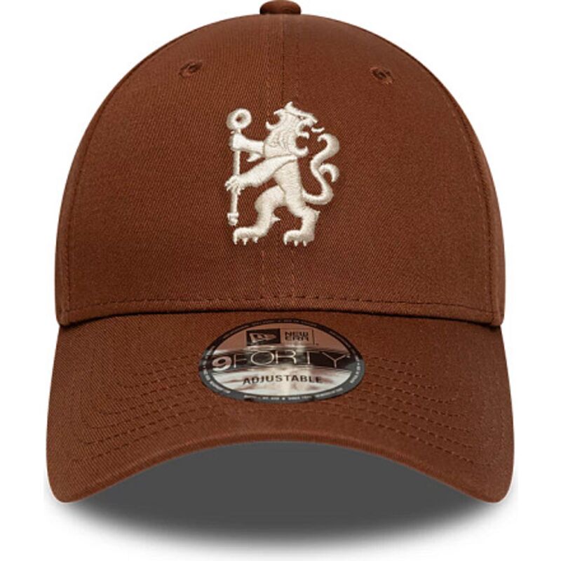 cappello-curvo-marrone-snapback-9forty-team-dei-chelsea-football-club-premier-league-di-new-era