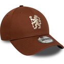 cappello-curvo-marrone-snapback-9forty-team-dei-chelsea-football-club-premier-league-di-new-era