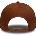 casquette-courbee-marron-snapback-9forty-team-chelsea-football-club-premier-league-new-era