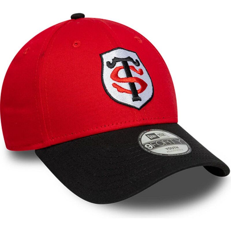 cappello-curvo-rosso-snapback-per-bambino-9forty-team-dei-stade-toulousain-top-14-di-new-era