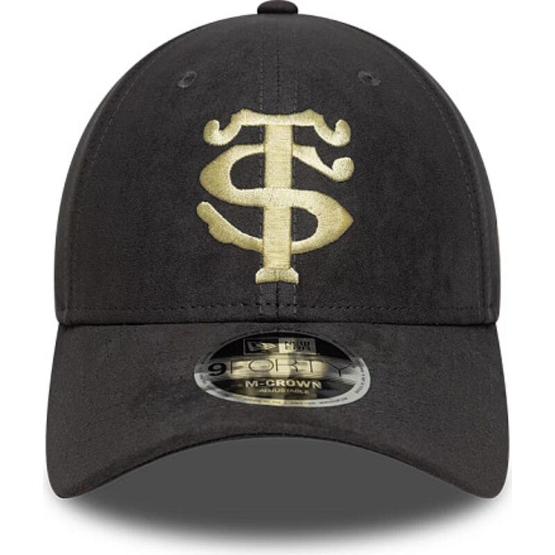 cappello-curvo-grigio-snapback-9forty-m-crown-suede-dei-stade-toulousain-top-14-di-new-era
