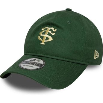 Casquette courbée verte ajustable 9TWENTY Seasonal Stade Toulousain Top 14 New Era