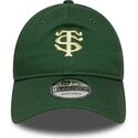 casquette-courbee-verte-ajustable-9twenty-seasonal-stade-toulousain-top-14-new-era