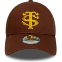 casquette-courbee-marron-snapback-9forty-seasonal-stade-toulousain-top-14-new-era