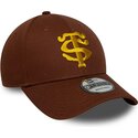 mutzen-gebogen-braun-snapback-9forty-seasonal-der-stade-toulousain-top-14-von-new-era