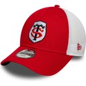 cappello-curvo-rosso-cinghia-regolabile-per-bambino-9forty-league-dei-stade-toulousain-top-14-di-new-era