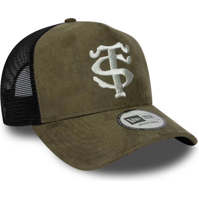 cappello-curvo-verde-snapback-e-frame-faux-suede-dei-stade-toulousain-top-14-di-new-era cappello-curvo-verde-snapback-e-frame-faux-suede-dei-stade-toulousain-top-14-di-new-era