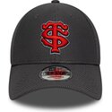 casquette-courbee-grise-snapback-avec-logo-rouge-9forty-diamond-era-stade-toulousain-top-14-new-era