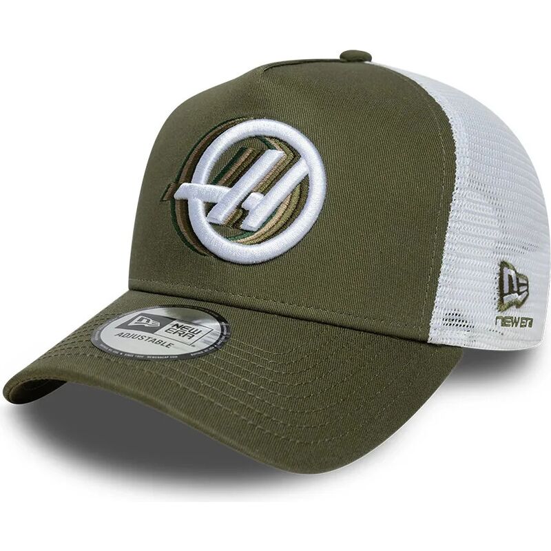 cappello-curvo-verde-snapback-a-frame-seasonal-dei-haas-f1-team-formula-1-di-new-era cappello-curvo-verde-snapback-a-frame-seasonal-dei-haas-f1-team-formula-1-di-new-era