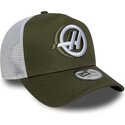 cappello-curvo-verde-snapback-a-frame-seasonal-dei-haas-f1-team-formula-1-di-new-era
