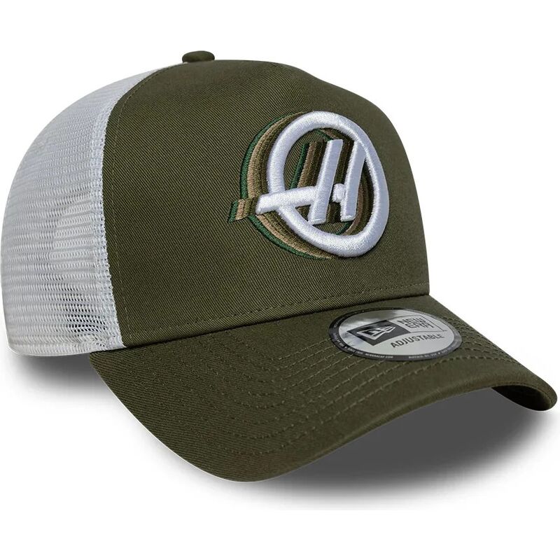 cappello-curvo-verde-snapback-a-frame-seasonal-dei-haas-f1-team-formula-1-di-new-era cappello-curvo-verde-snapback-a-frame-seasonal-dei-haas-f1-team-formula-1-di-new-era