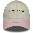 mutzen-gebogen-beige-verstellbares-band-rosa-9twenty-der-newcastle-united-football-club-premier-league-von-new-era